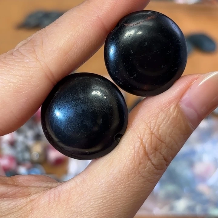 玛瑙/玉髓未镶嵌颈饰玛瑙一对