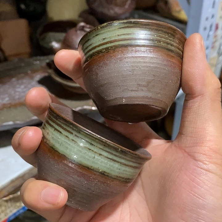 瓷片荷花的一条项链手链手串儿和