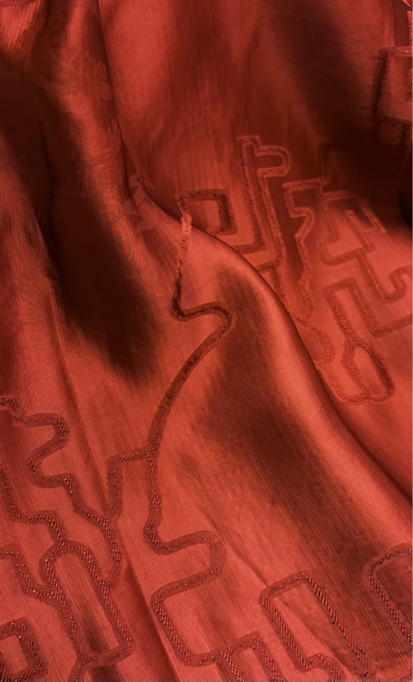 云起龙骧  全人丝提花新中式国风服装面料