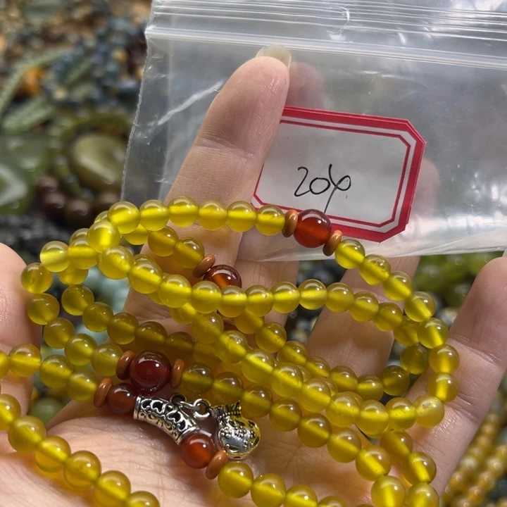 蛇纹石玉未镶嵌手链