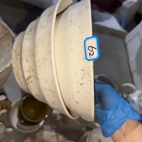 瓷片国营厂库存微瑕20厘米62