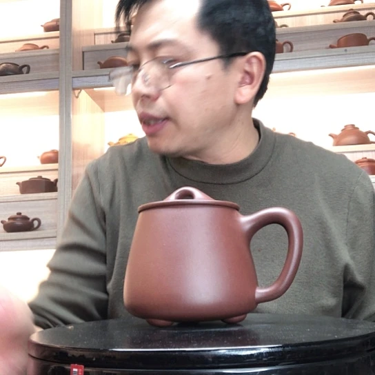 紫泥茶杯石瓢容量500