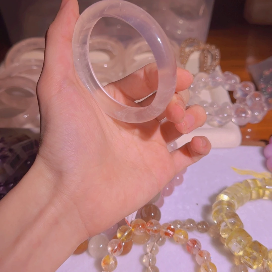 水晶天然水晶未镶嵌未镶嵌霉***妹