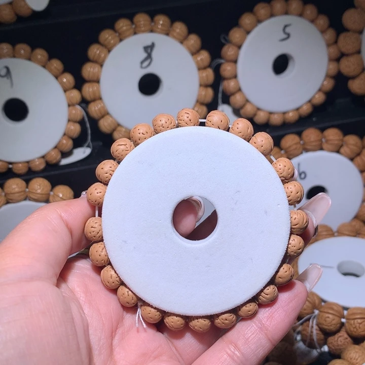 桃核手串野生金豆