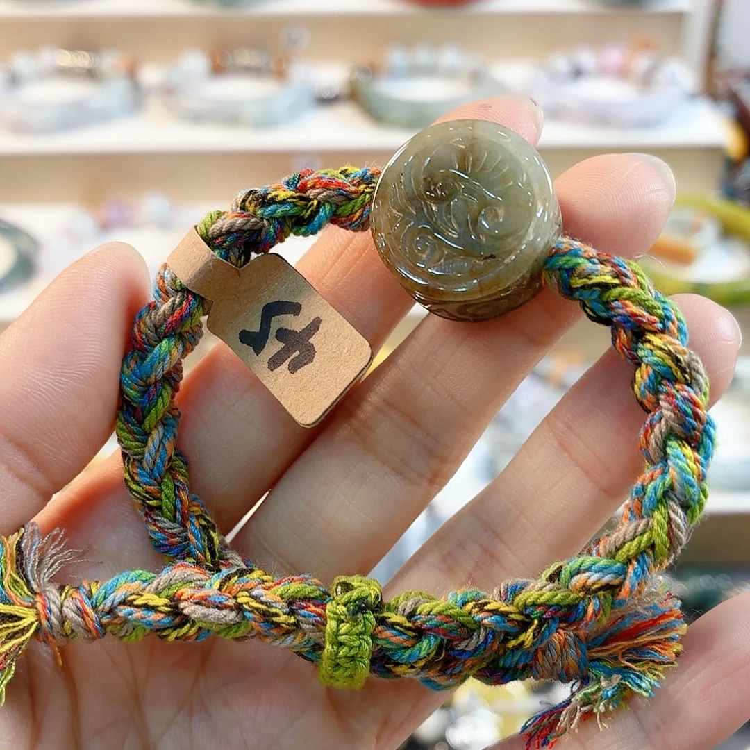 翡翠未镶嵌手链手串