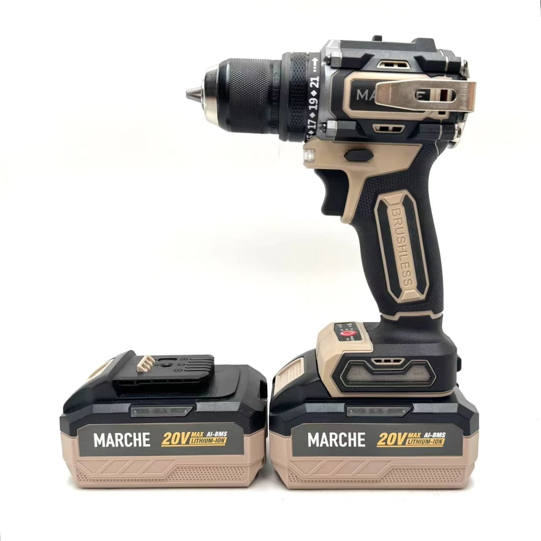 牧高 新款20v10节电芯无刷电钻10mm夹头不带冲击二电M199-10-B2