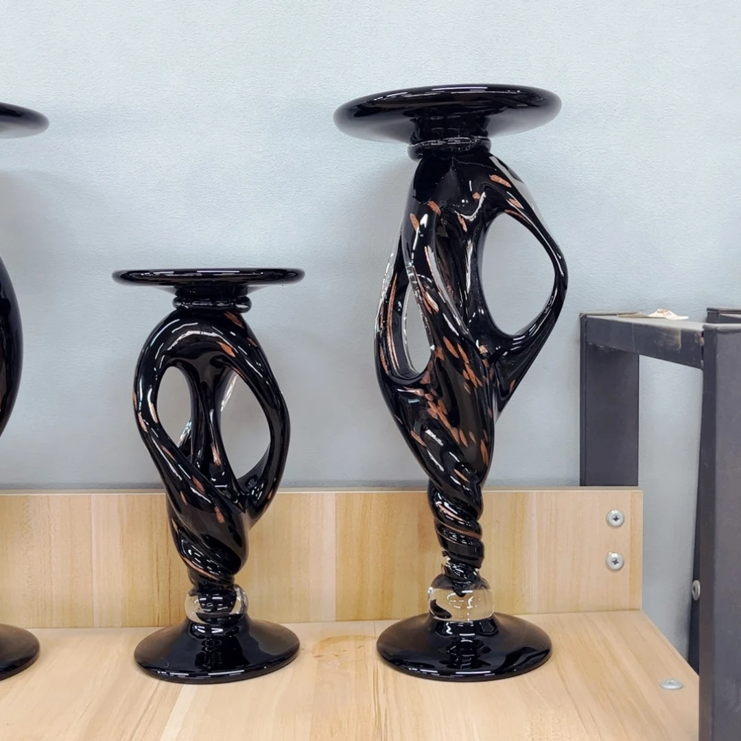 家悦美居琉璃花瓶摆件