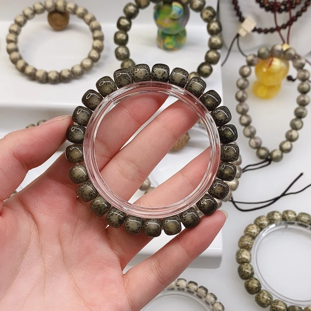 星月菩提手串卡9黑冰透大眼睛m12