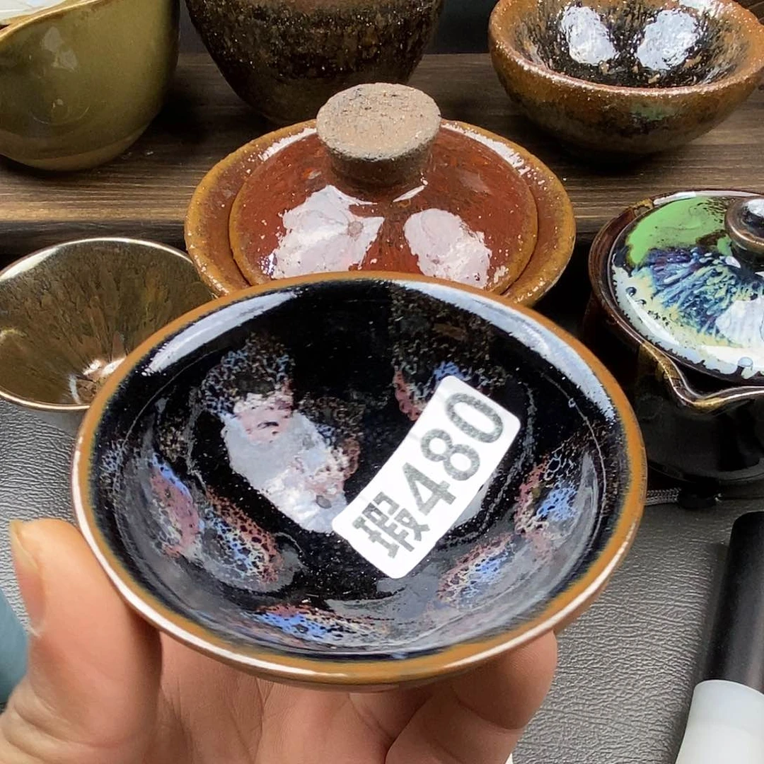 茶盏微瑕建盏主人杯子