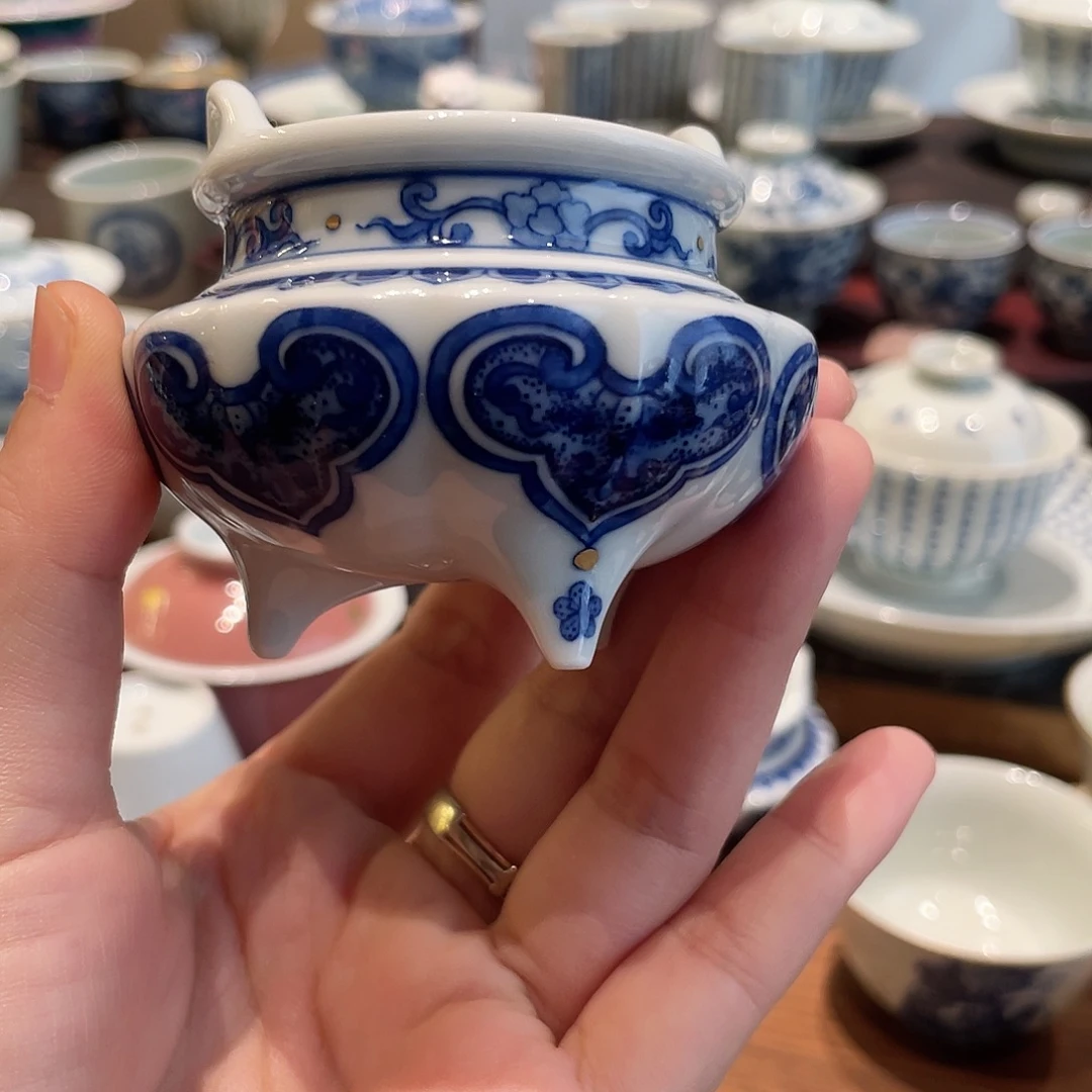 景德镇 手工手绘 景德镇香炉