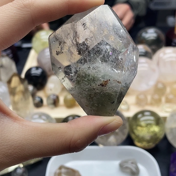 未镶嵌水晶珠宝半成品138水晶