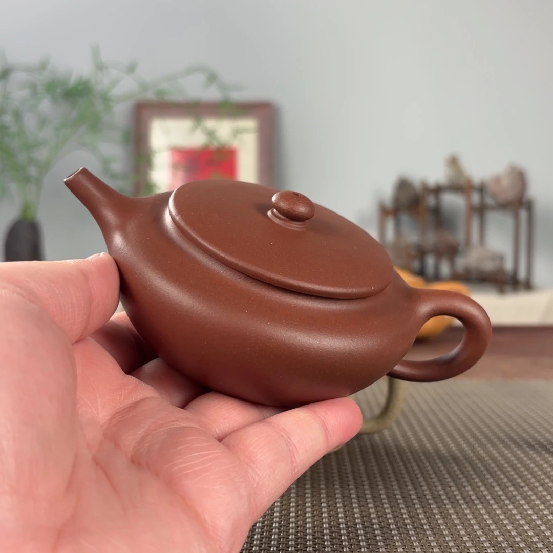 紫砂茶壶黄龙山原矿紫砂壶190