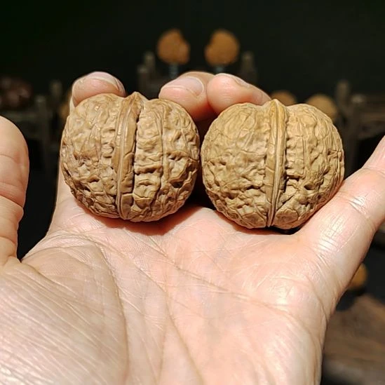 把件文玩核桃福利蛇皮元宝带彩38尺
