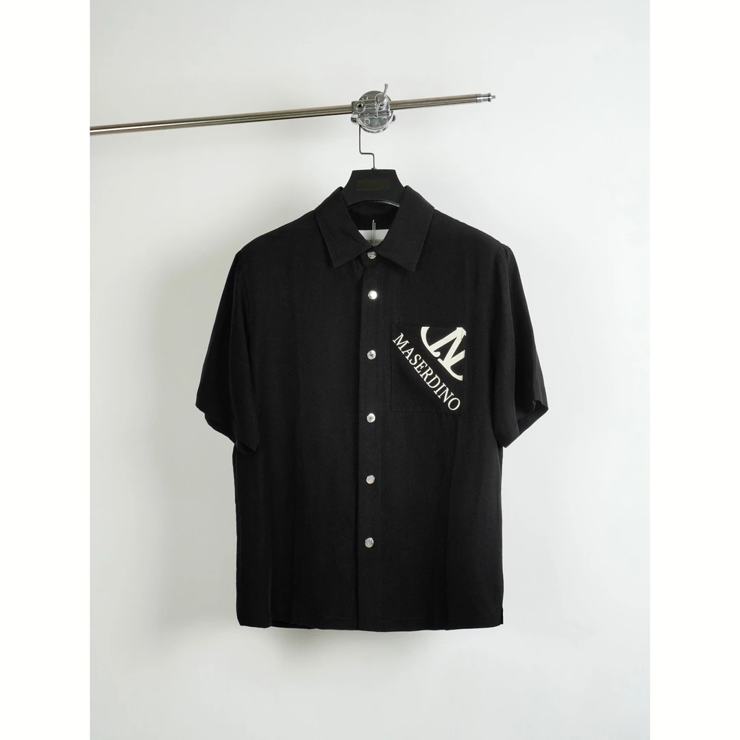 【港行甄选】DN玛撒蒂诺春夏季商务休闲经典百搭男装短袖衬衫