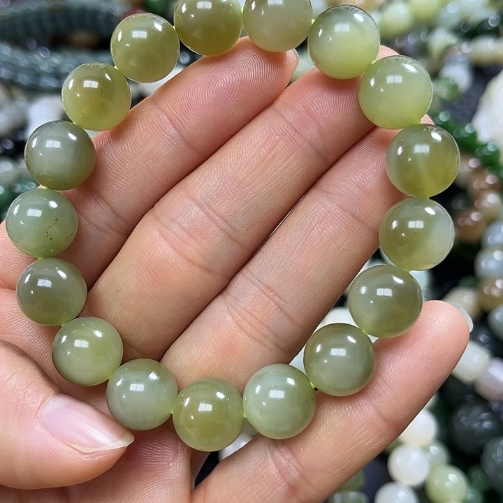 和田玉未镶嵌手链