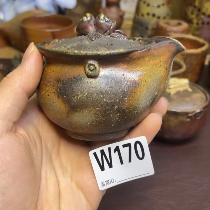 g***g奥本丸味宝瓶备前烧作品