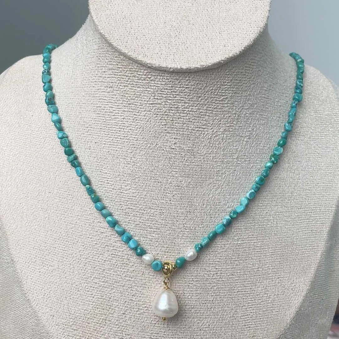 未镶嵌绿松石珠宝奇石