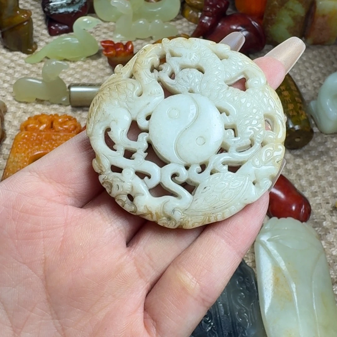吊坠白玉菩提挂件
