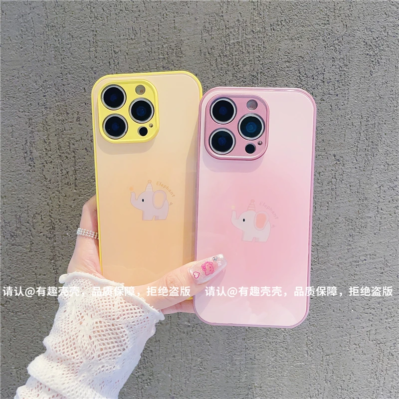 玻璃壳适用苹果16/iphone/华为荣耀/OPPO/VIVO/小米/手机壳爆款潮
