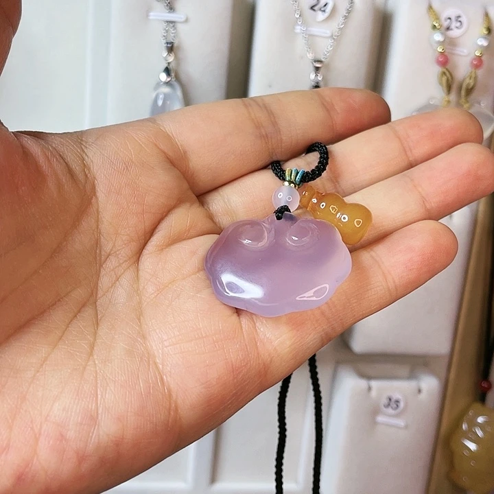 玛瑙/玉髓颈饰合金钟*雪