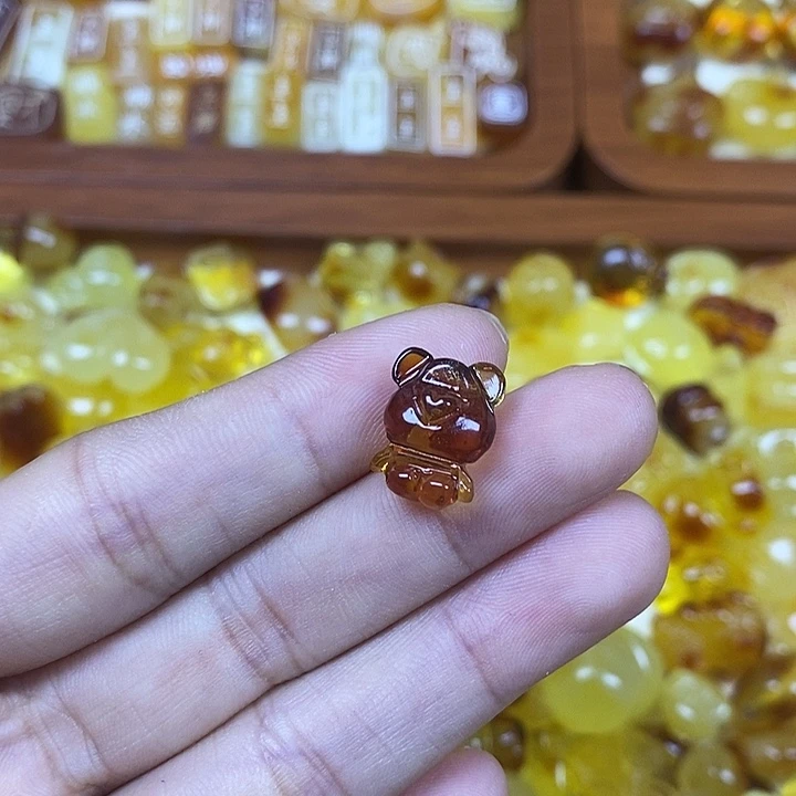 吊坠橄榄核小熊94