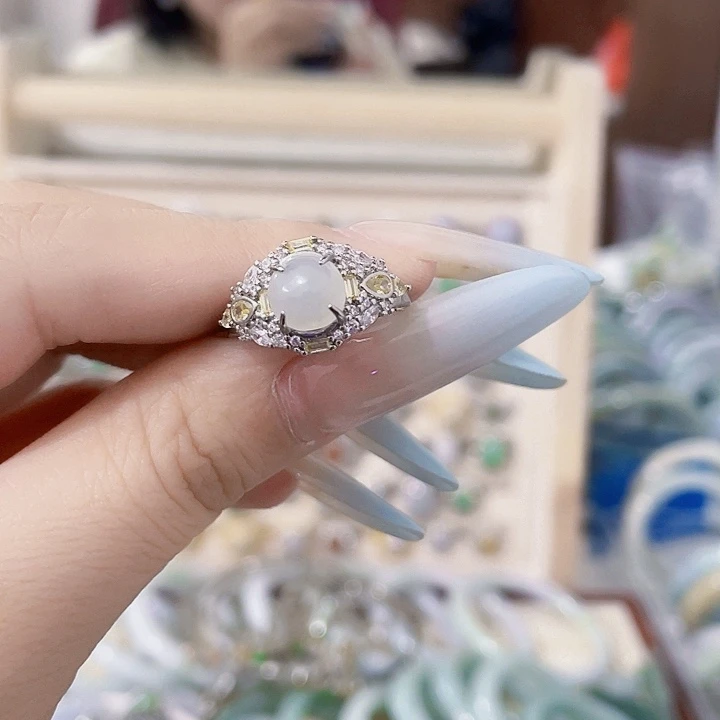 颈饰未镶嵌翡翠天然翡翠Ａ货