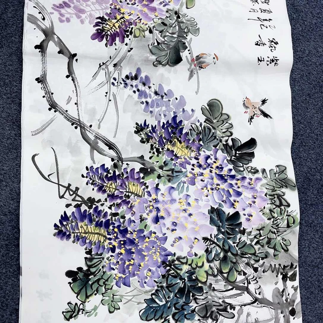 国画宣纸国画纯手绘作品