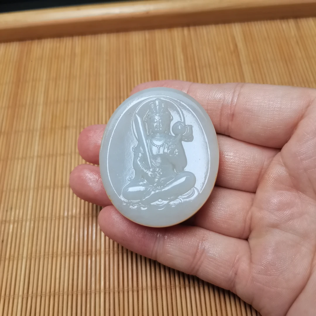 新疆和田玉虚空藏菩萨47克