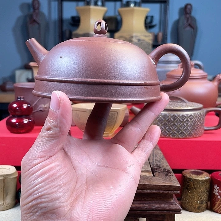 紫砂茶杯禅心半月微瑕