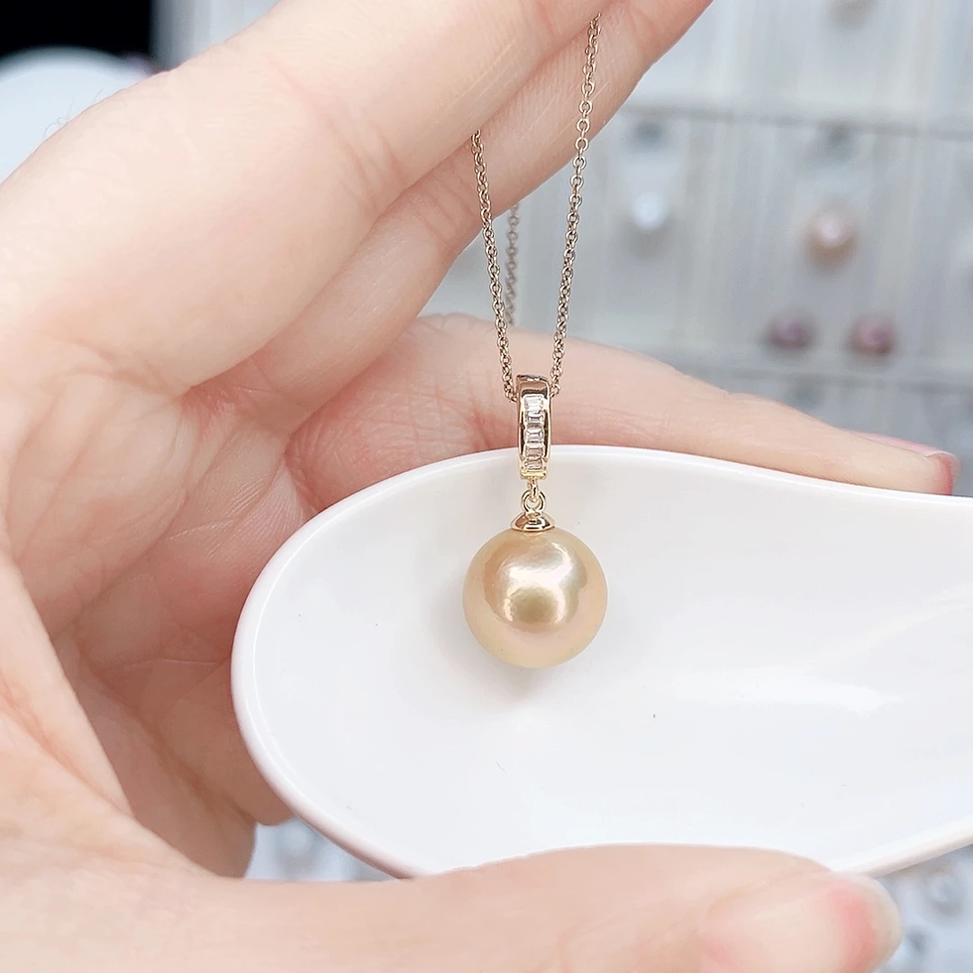 淡水珍珠吊坠(赠链)合金