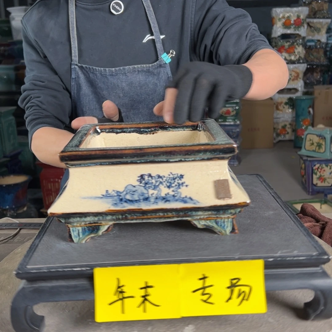 一风堂石湾花盆。