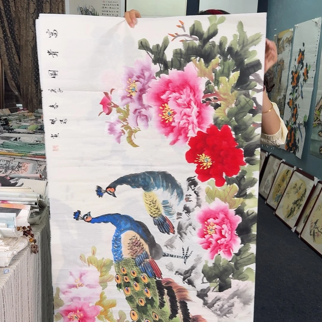 纯手绘的国画作品