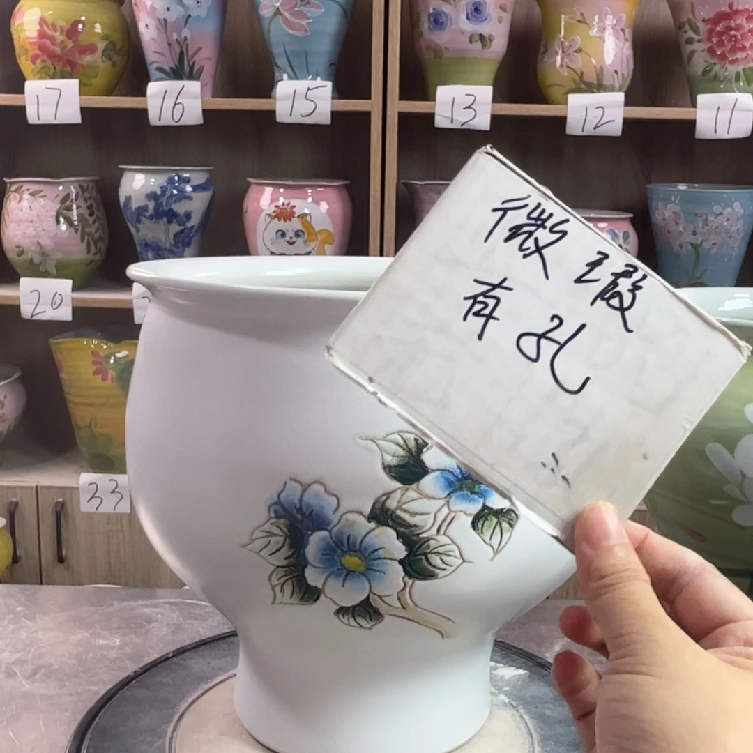 景德镇陶瓷花盆花盆
