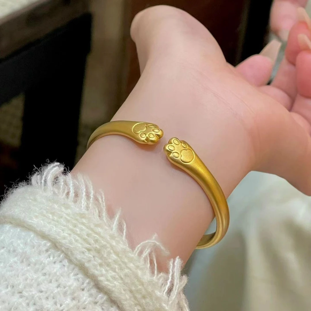 【清货专属链接】SZ1053 招财纳福猫爪手镯