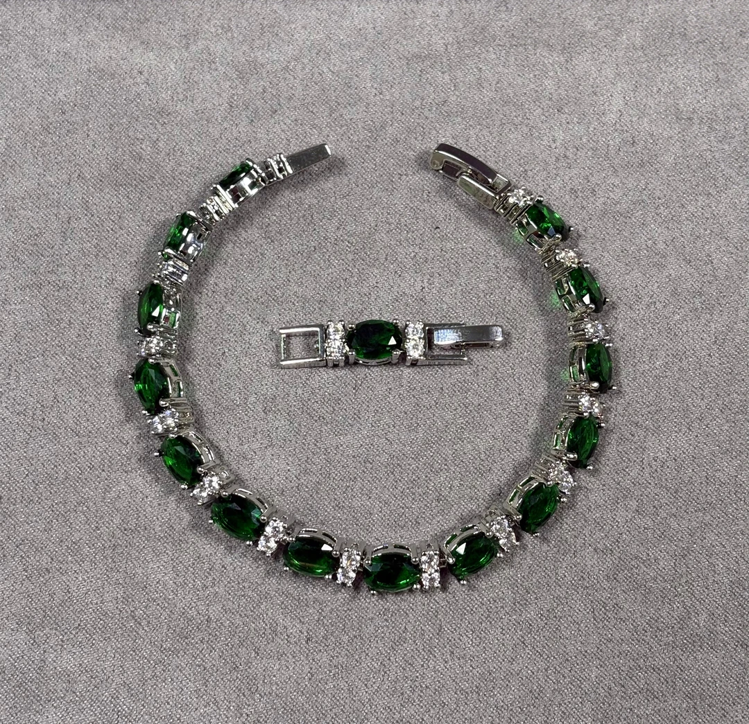 【高端定制】高贵奢藏级祖母绿手链505