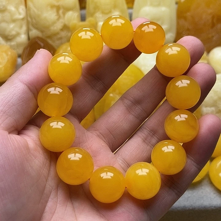 琥珀颈饰未镶嵌琥珀蜜蜡吊坠