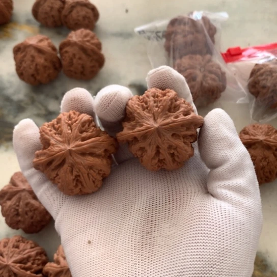 夜**珊文玩核桃手把件大粗筋46尺
