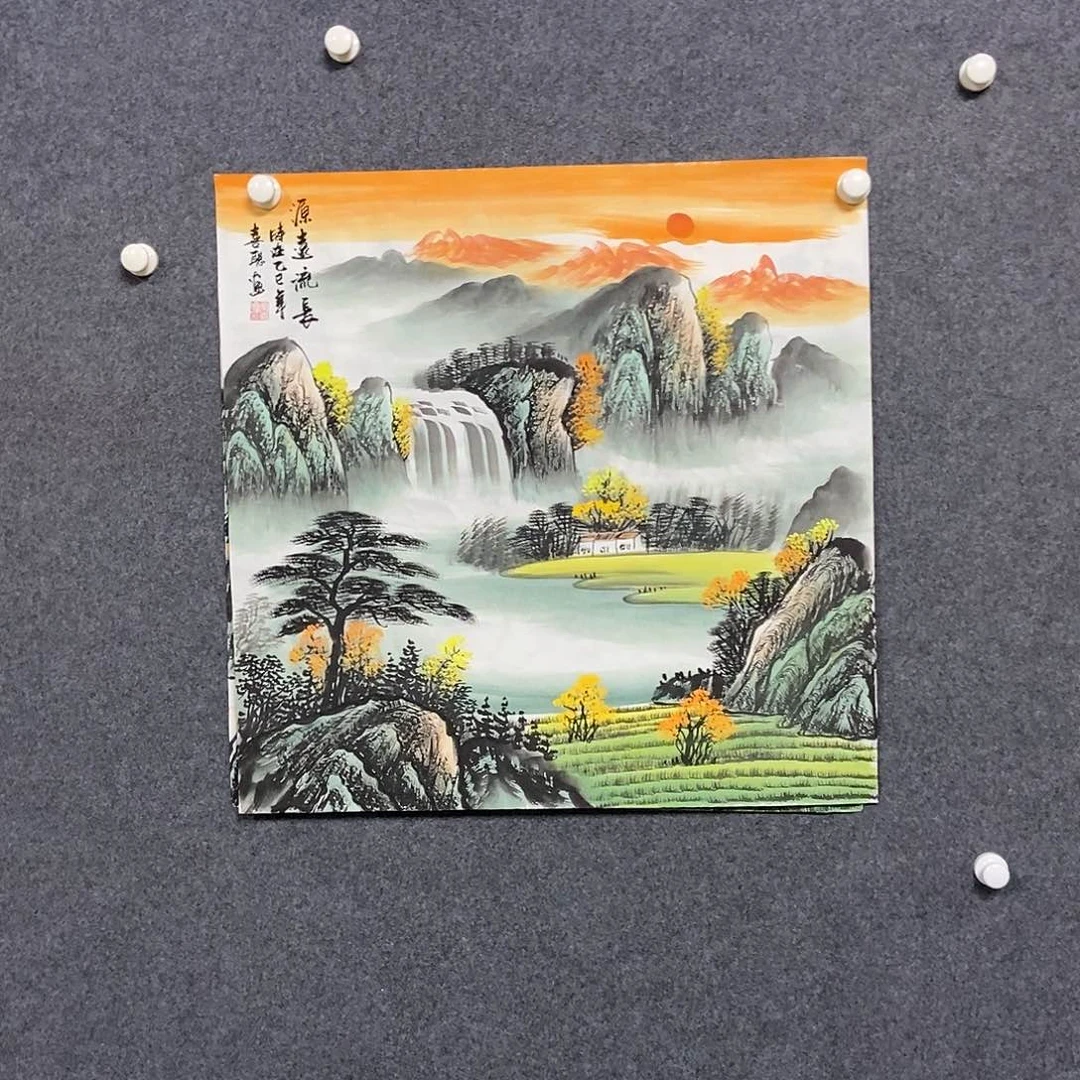 国画四尺斗方一幅