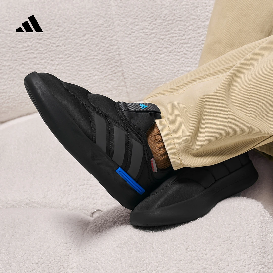 阿迪达斯官方 马年红品ADIPUFF面包鞋型男女款运动鞋棉鞋 IF4229