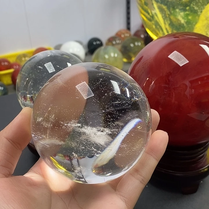 随***然石材8.9厘米白水摆件