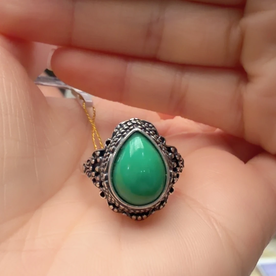 绿松石未镶嵌戒指