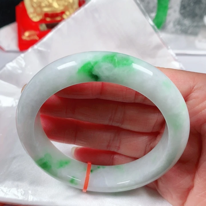 未镶嵌手镯翡翠玉*曦  编号1093 正圈57-58