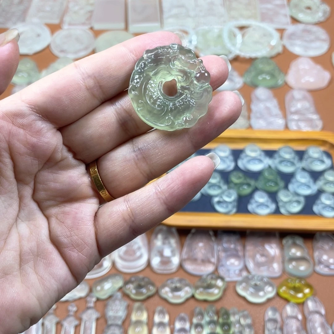 蛇纹石玉未镶嵌多样性随机发一