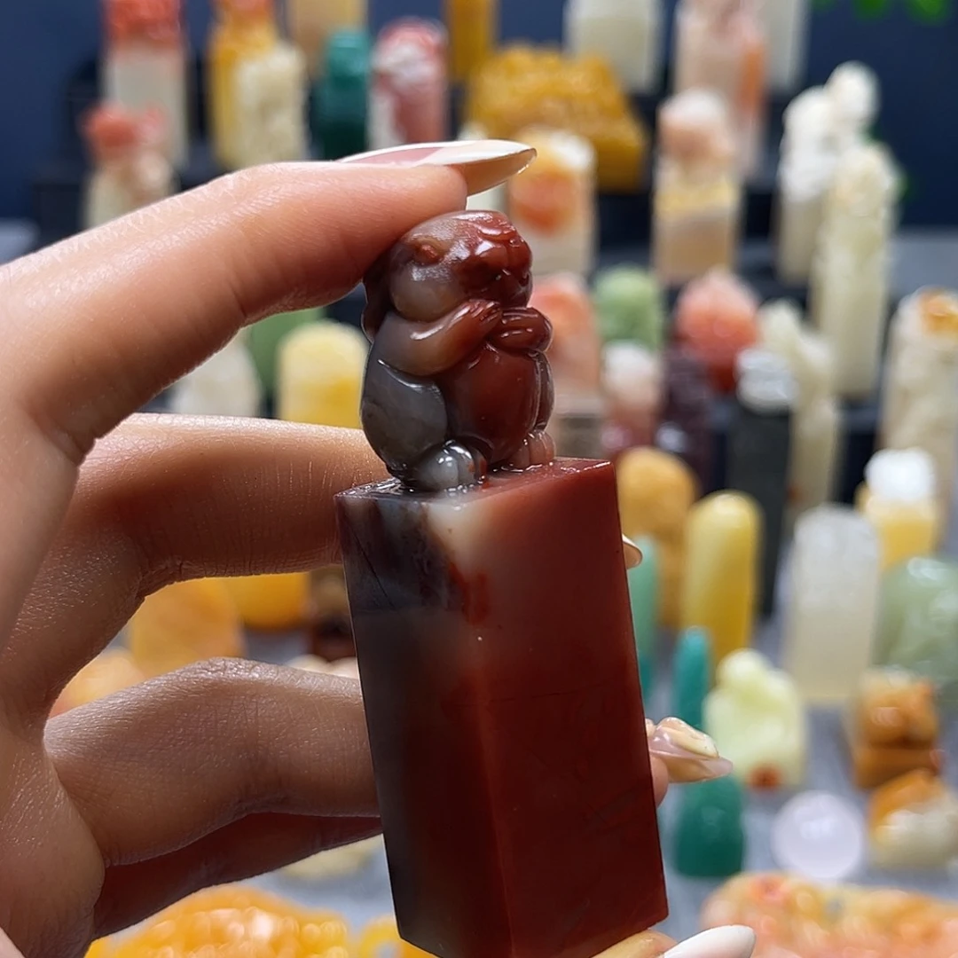 寿山石印石江****化包邮包刻6789