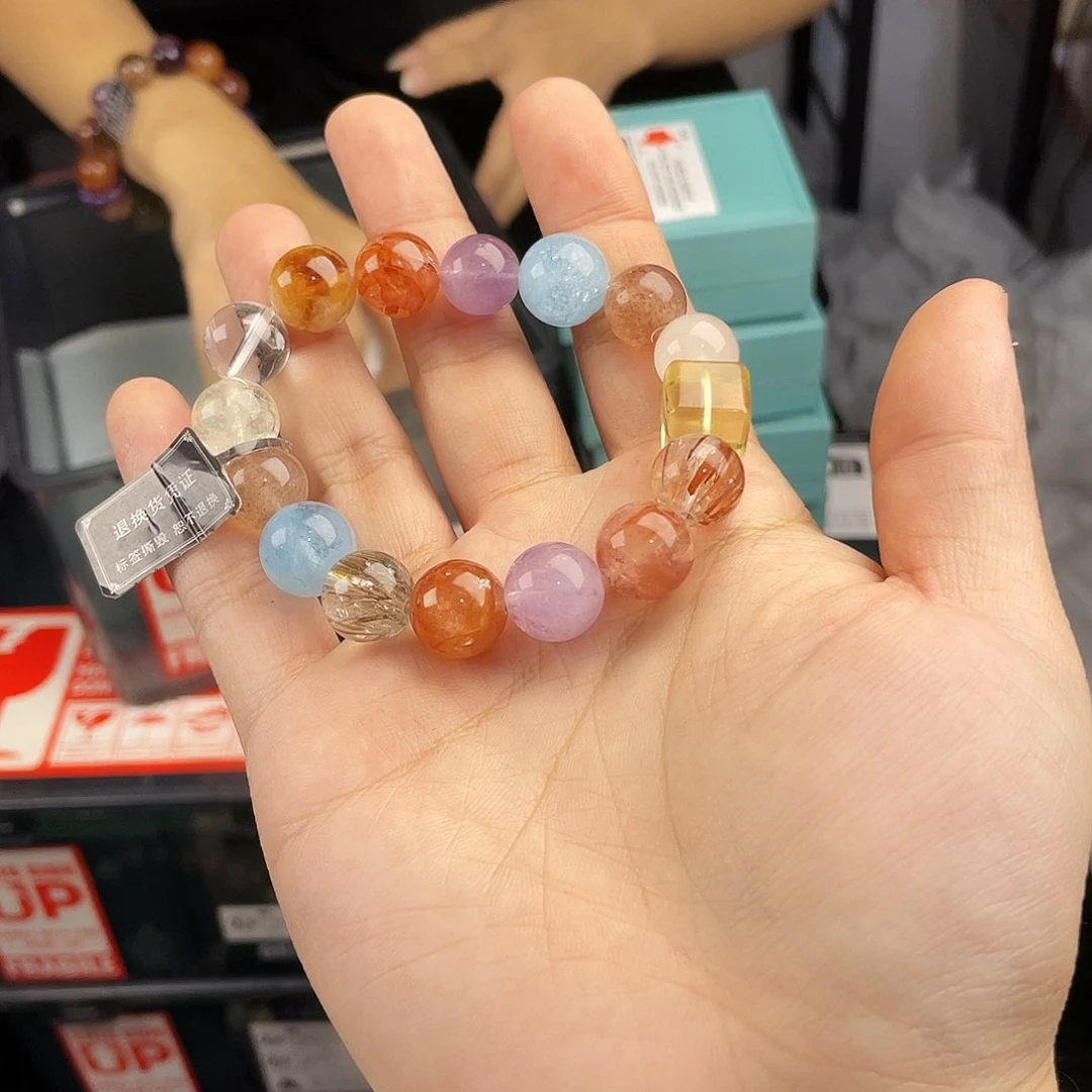 手链水晶银S925镶嵌