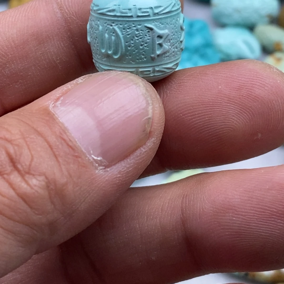 绿松石未镶嵌珠宝半成品