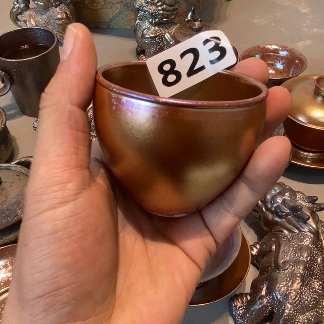 柴烧茶具陶瓷杯子