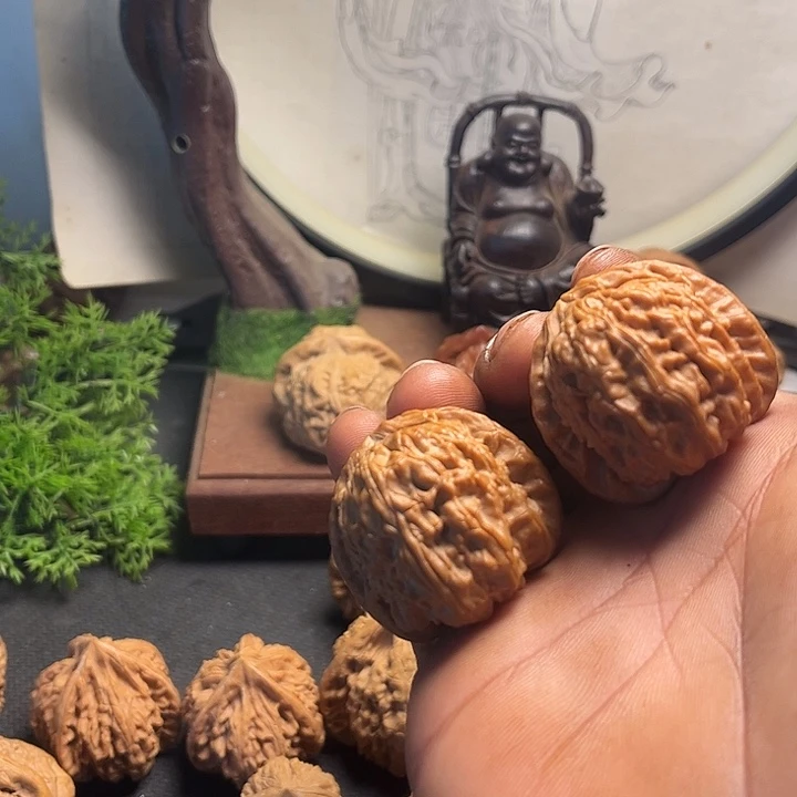 吊坠文玩核桃39白狮子