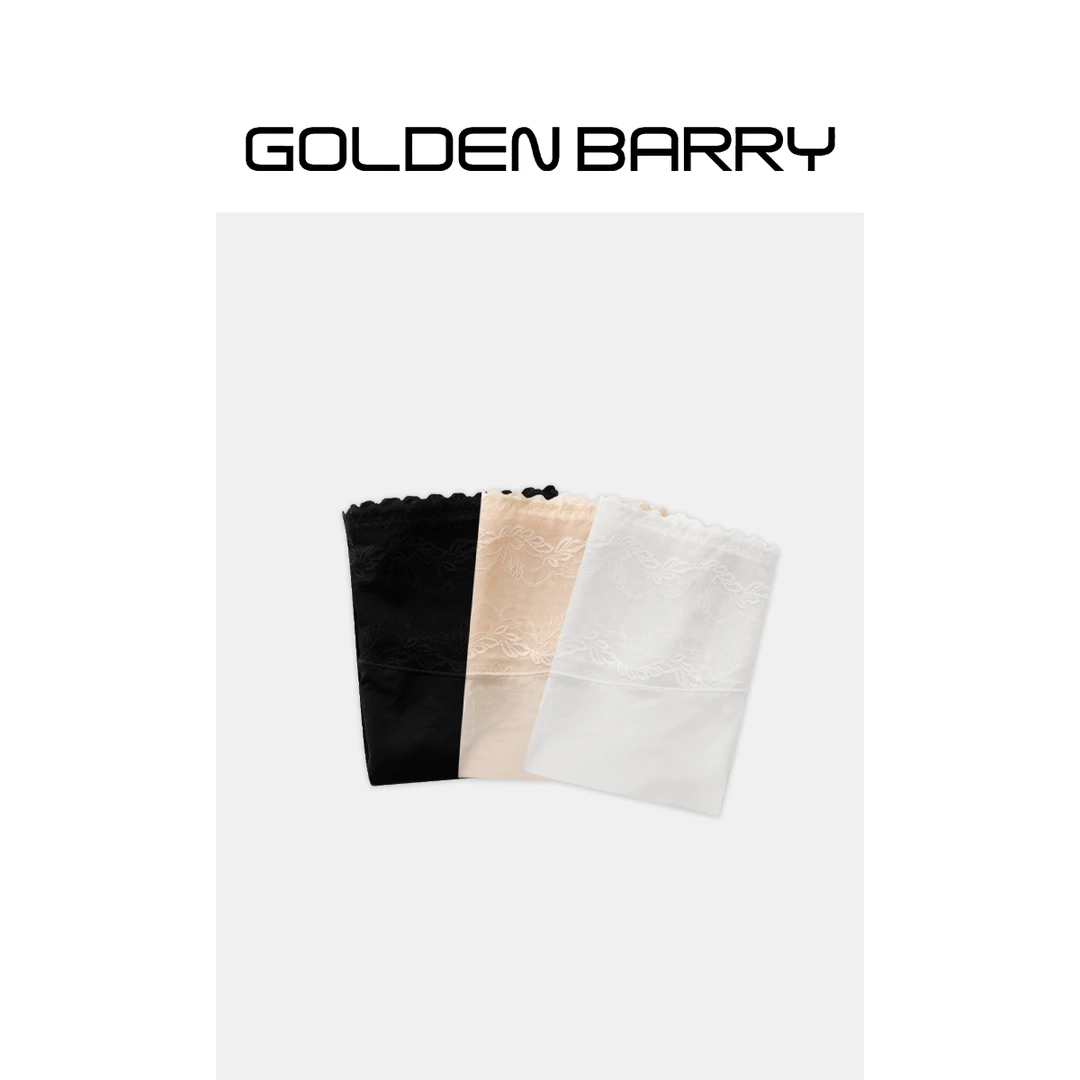 GOLDENBARRY|534011宽蕾丝花边内裤（3条装）