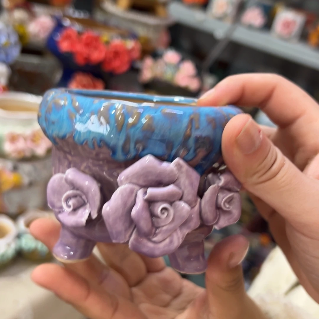 满20米秒退拉黑多肉花盆